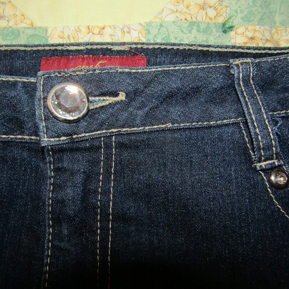 Denim Pencil Skirt with Bling! - Picture 3 of 8